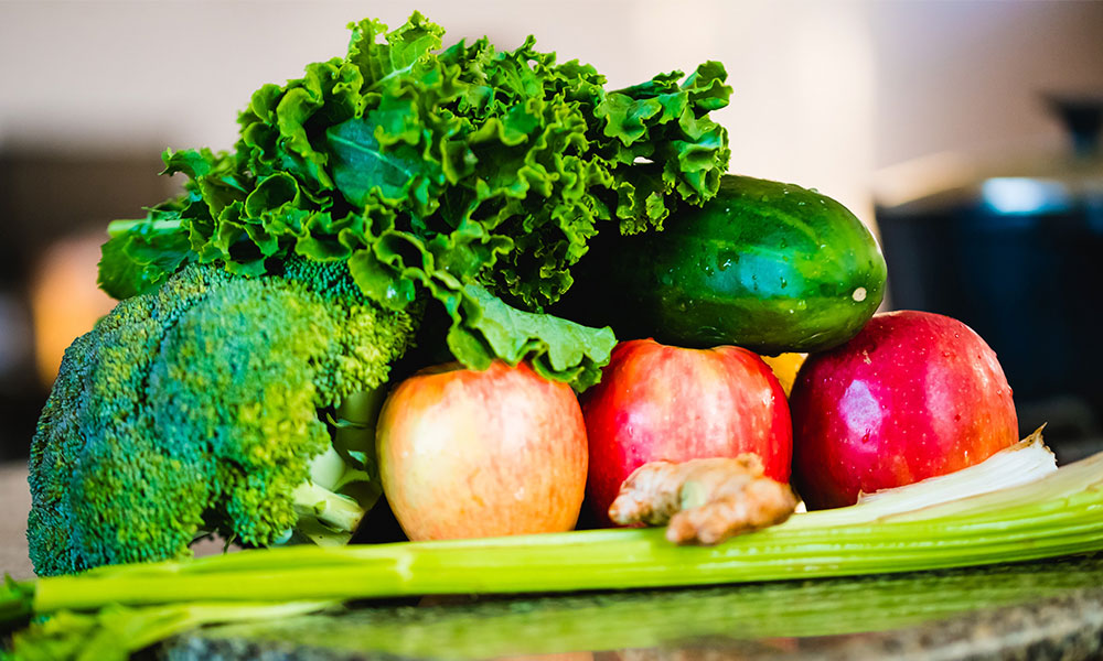 Alimentos para el cerebro de un estudiante