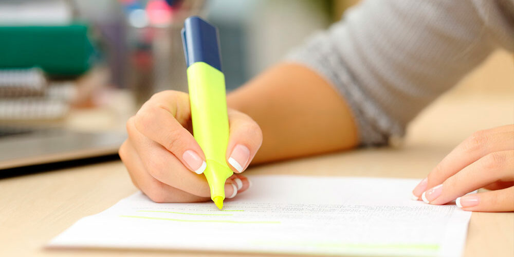 Cómo subrayar para estudiar
